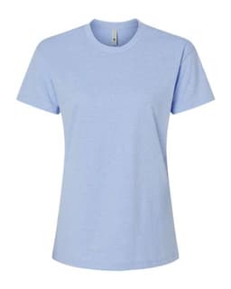 Women's CVC Relaxed Tee in Heather Columbia Blue