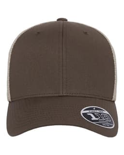 110® Mesh-Back Cap in Brown/ Khaki