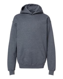 Youth Softstyle® Midweight Hooded Sweatshirt in Dark Heather