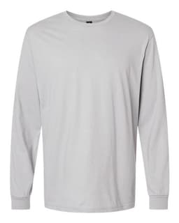 Unisex Softstyle® CVC Long Sleeve T-Shirt in Cement