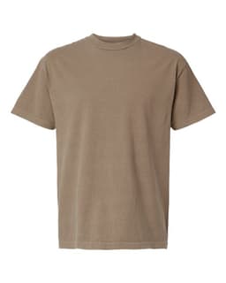 Unisex Heavyweight Cotton Garment-Dyed Tee in Faded Brown