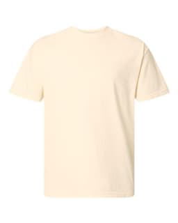 Unisex Heavyweight Cotton Garment-Dyed Tee in Faded Cream