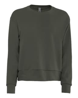 Women's Laguna Sueded Crewneck Sweatshirt in Heavy Metal