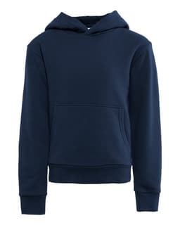 Youth Fleece Hoodie Sweatshirt in Midnight Navy