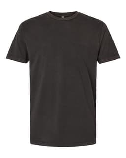 Unisex Soft Washed Tee in Washed Graphite Black