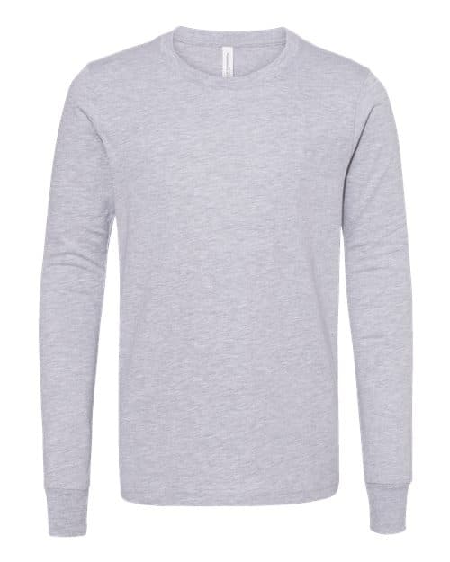 BELLA + CANVAS Youth Heather CVC Long Sleeve Tee