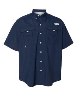Men's PFG Bahama™ II Short Sleeve Shirt in Collegiate Navy