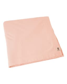 Garment-Dyed Fleece Dorm Blanket in Peachy