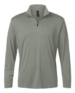 Men's Pro-Lock Performance Quarter-Zip Pullover in Greystone