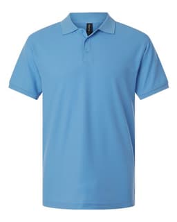 Men's Pique Polo in Carolina Blue