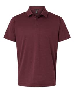 Men's Pro-Lock Performance Mélange Polo in Maroon Melange