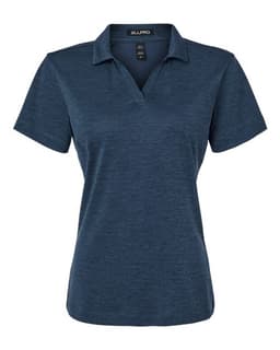 Women's Pro-Lock Performance Mélange Polo in Navy Melange