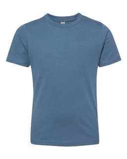 Youth Cotton T-Shirt in Blue Jean
