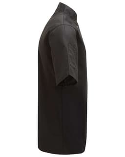 Unisex Ten Studded Front Short Sleeve Chef Coat view 3