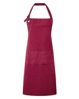 Calibre Heavy Cotton Canvas Pocket Apron in Burgundy