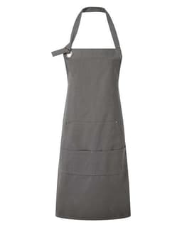 Calibre Heavy Cotton Canvas Pocket Apron in Dark Grey