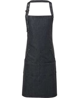 Jeans Stitch Denim Bib Apron view 1