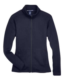 Women's Bristol Full-Zip Sweater Fleece Jacket in Navy