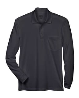 Men's Pinnacle Performance Long Sleeve Piqué Polo with Pocket view 1