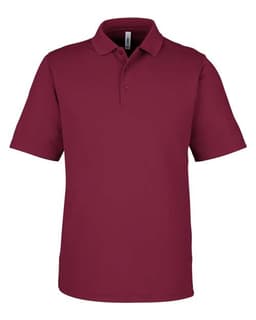 Men's Market Snag Protect Mesh Polo in Burgundy