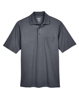 Men's Origin Performance Piqué Polo with Pocket in Carbon