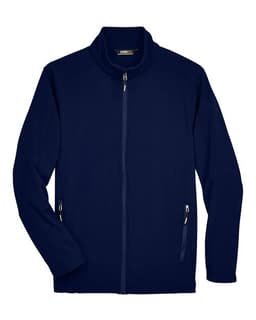 Men's Cruise Two-Layer Fleece Bonded Soft Shell Jacket in Classic Navy