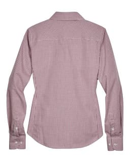 Women's Crown Collection® Gingham Check Woven Dress Shirt view 2