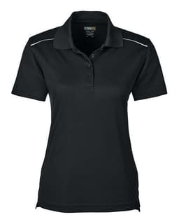 Women's Radiant Performance Piqué Polo with Reflective Piping view 1