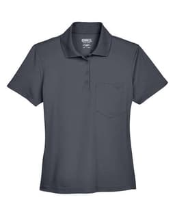 Women's Origin Performance Piqué Polo with Pocket in Carbon
