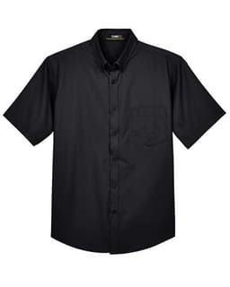 Men's Optimum Short Sleeve Twill Dress Shirt view 1