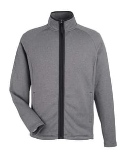 Men's Venture Heathered Stripe Full-Zip Jacket view 1