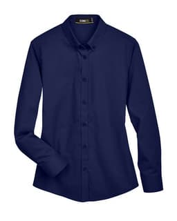 Women's Operate Twill Shirt in Classic Navy