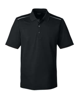 Men's Radiant Performance Piqué Polo with Reflective Piping view 1