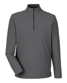 Men's CrownLux Performance® Windsor Welded Quarter-Zip Pullover in Graphite