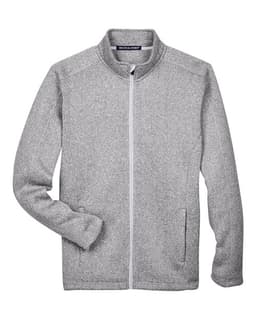 Men's Bristol Full-Zip Sweater Fleece Jacket in Grey Heather