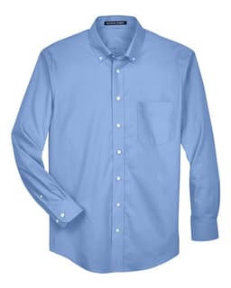 Men's Crown Collection® Oxford Woven Dress Shirt in Light Blue