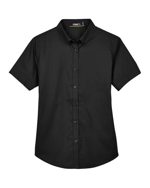 CORE365 Women's Optimum Short Sleeve Twill Shirt