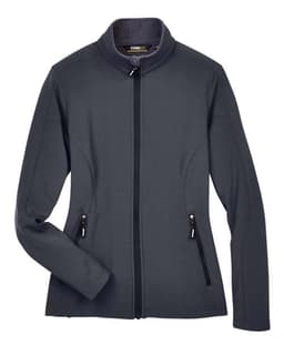 Women's Cruise Two-Layer Fleece Bonded Soft Shell Jacket in Carbon