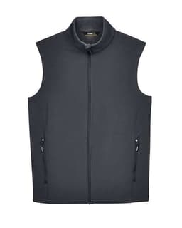 Men's Cruise Two-Layer Fleece Bonded Soft Shell Vest in Carbon