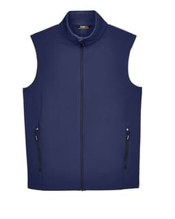 Men's Cruise Two-Layer Fleece Bonded Soft Shell Vest in Classic Navy