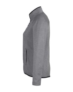 Women's Venture Heathered Stripe Full-Zip Jacket view 3