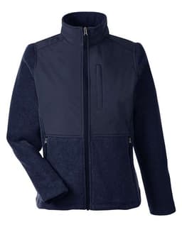 Women's Journey Summit Hybrid Full-Zip in Classic Navy/ Classic Navy