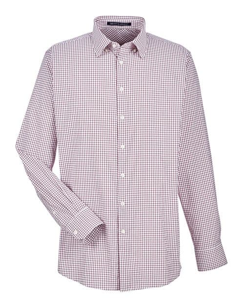 Devon & Jones Men's CrownLux Performance® Micro Windowpane Woven Dress Shirt
