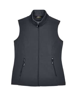 Women's Cruise Two-Layer Fleece Bonded Soft Shell Vest in Carbon