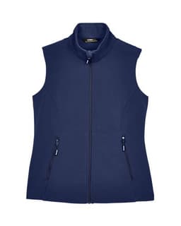 Women's Cruise Two-Layer Fleece Bonded Soft Shell Vest in Classic Navy