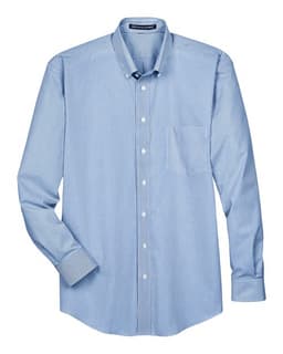 Men's Crown Collection® Banker Stripe Woven Dress Shirt view 1