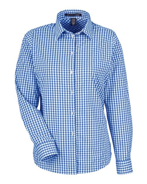 Devon & Jones Women's CrownLux Performance® Gingham Dress Shirt