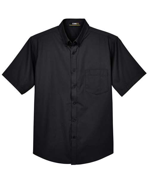 CORE365 Men's Tall Optimum Short Sleeve Twill Dress Shirt