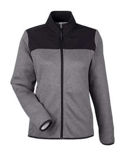 Women's Venture Heathered Stripe Hybrid Jacket view 1