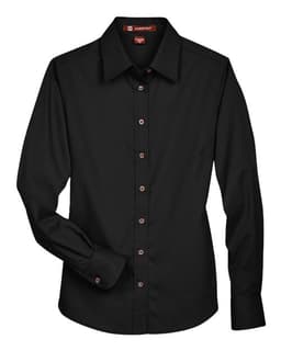 Women's Easy Blend™ Long Sleeve Twill Dress Shirt with Stain-Release view 1
